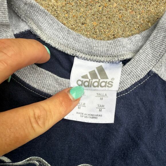 Vintage Y2K Adidas Tribal Flame Blade Logo Grunge Streetwear Sleeveless T-shirt - Picture 6 of 10